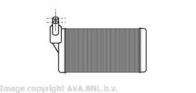 AVA QUALITY COOLING vw6097 -  Теплообменник, отопление салона